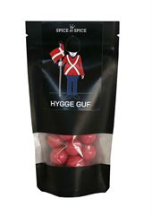 Hygge Guf - Lakrids med Hindbær 90 g NEDSAT PGA HOLDBARHED